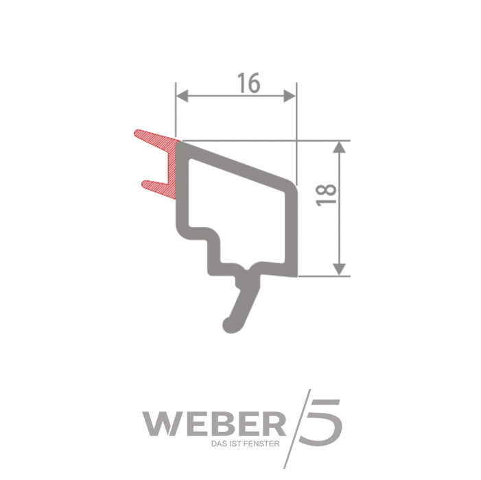 Штапик стандартный 16 мм в Шымкенте