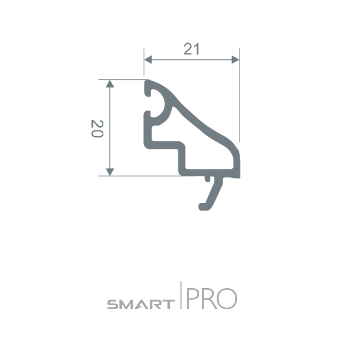 Штапик универсальный 20 мм в Шымкенте